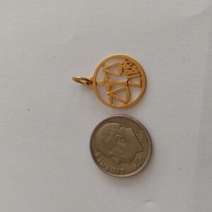 90's Goldbond Libra Pendant